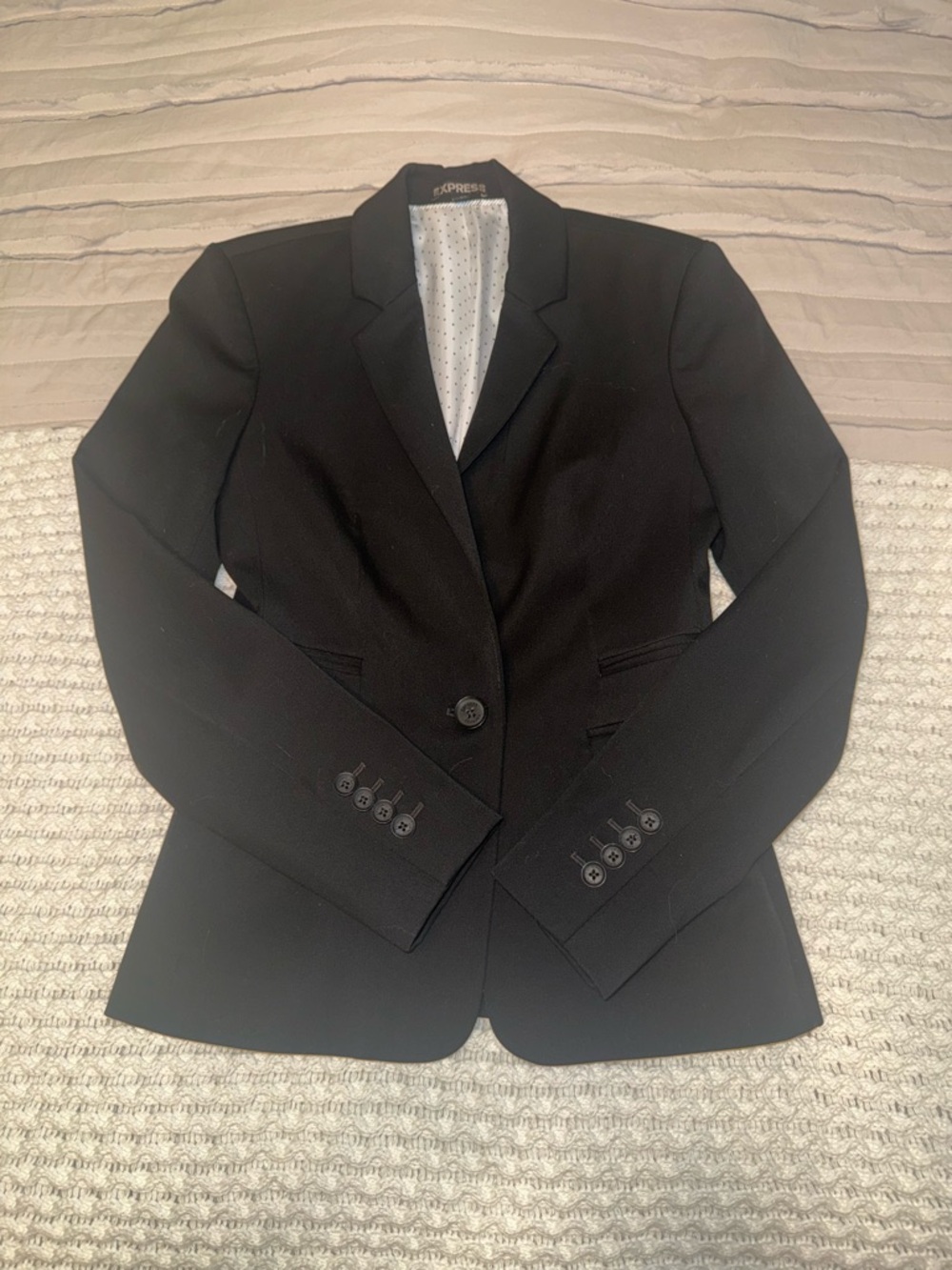 Express Black Single-Button Women's Blazer